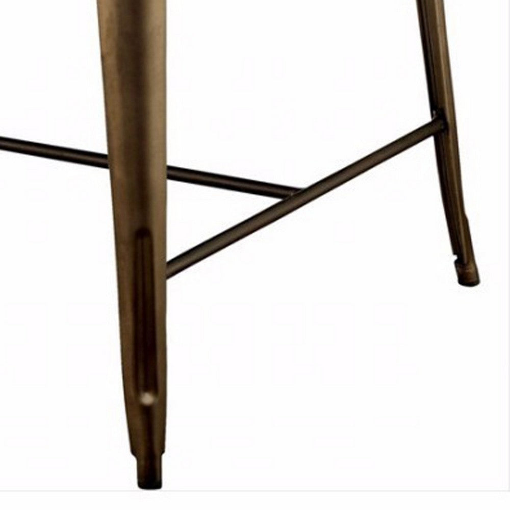 Benzara Cooper II Counter Ht. Table, Brown