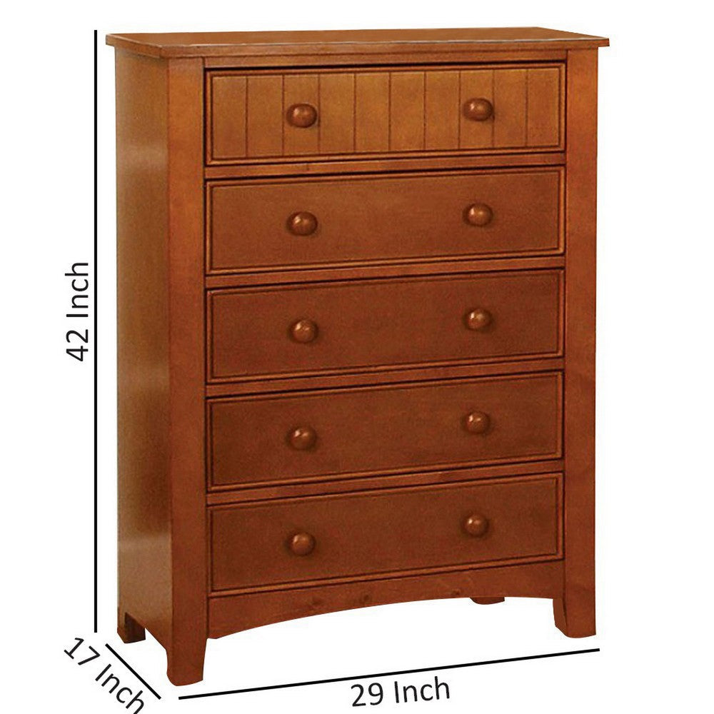 Benzara Commodious Transitional Wooden Chest , Brown