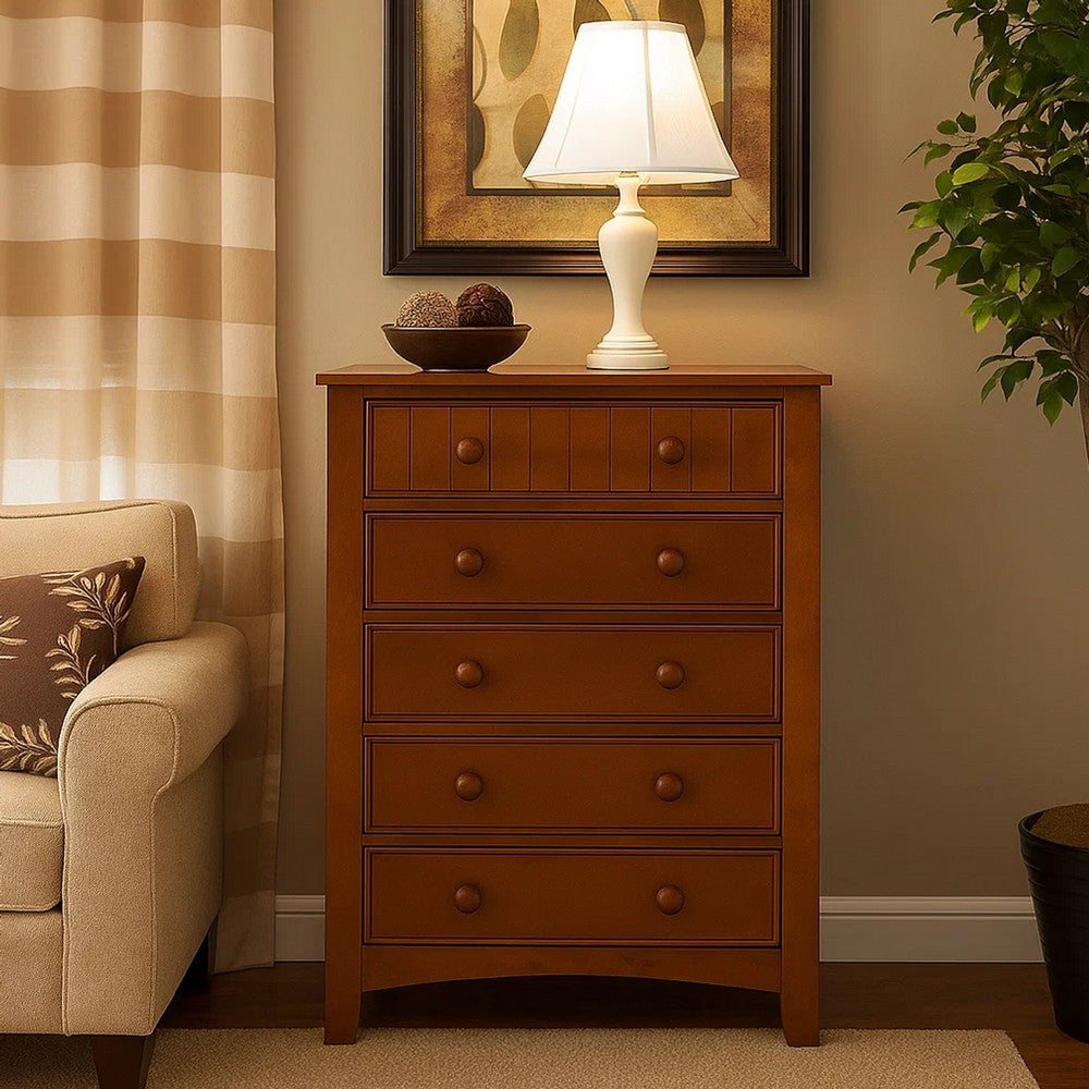 Benzara Commodious Transitional Wooden Chest , Brown