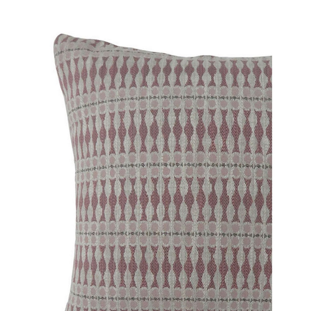 Benzara Contemporary Style Simple Traditionally Designed Set of 2 Throw Pillows, Red