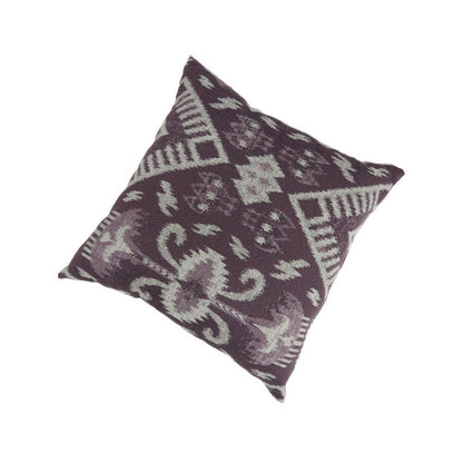 Benzara Contemporary Style Set of 2 Throw Pillows, Purple, White