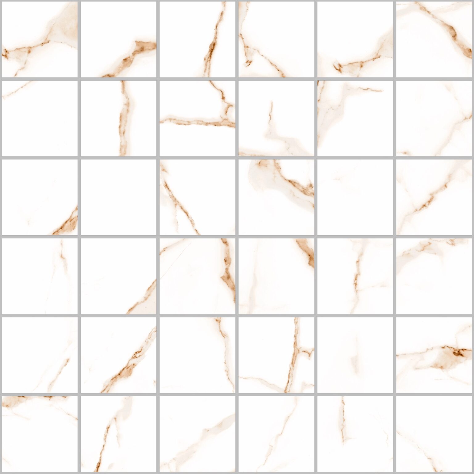 Happy Floors Alsacia 2 x 2 12" x 12" Porcelain Mosaic