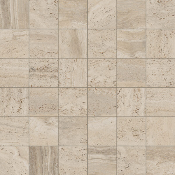 Happy Floors Navona 2 x 2 12" x 12" Porcelain Mosaic