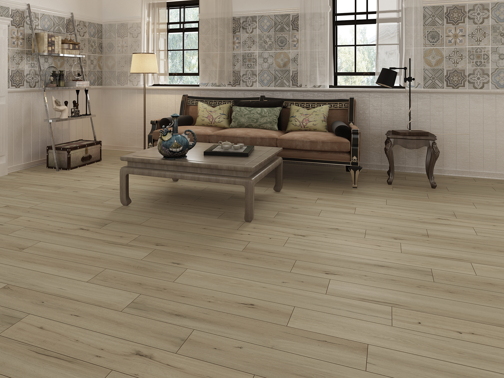 GemCore Lakeshore 7.5" x 48" Laminate Plank Hamlin