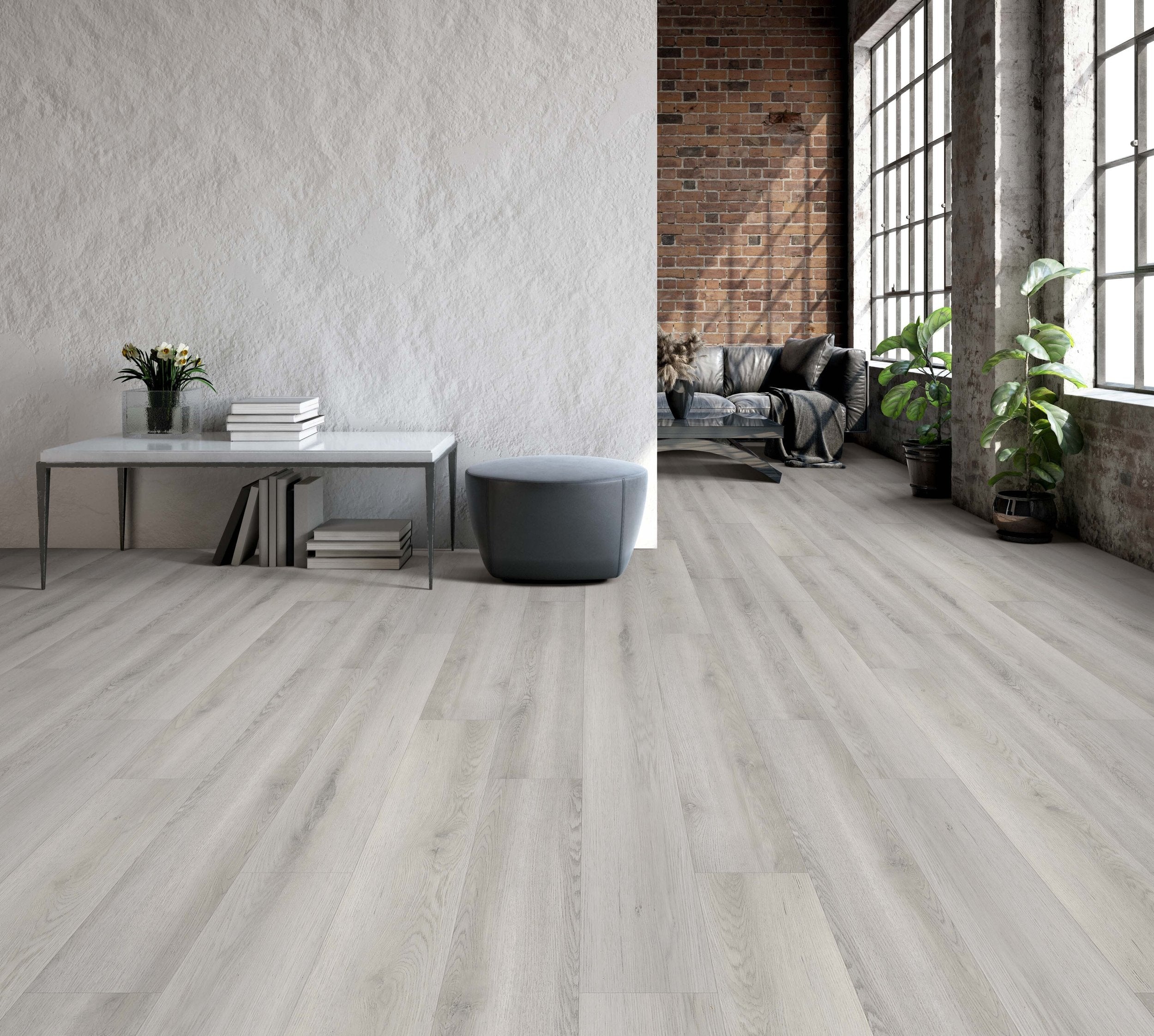 Happy Feet International Built Rite 8.98" x 63" Vinyl Plank Coastal Oak