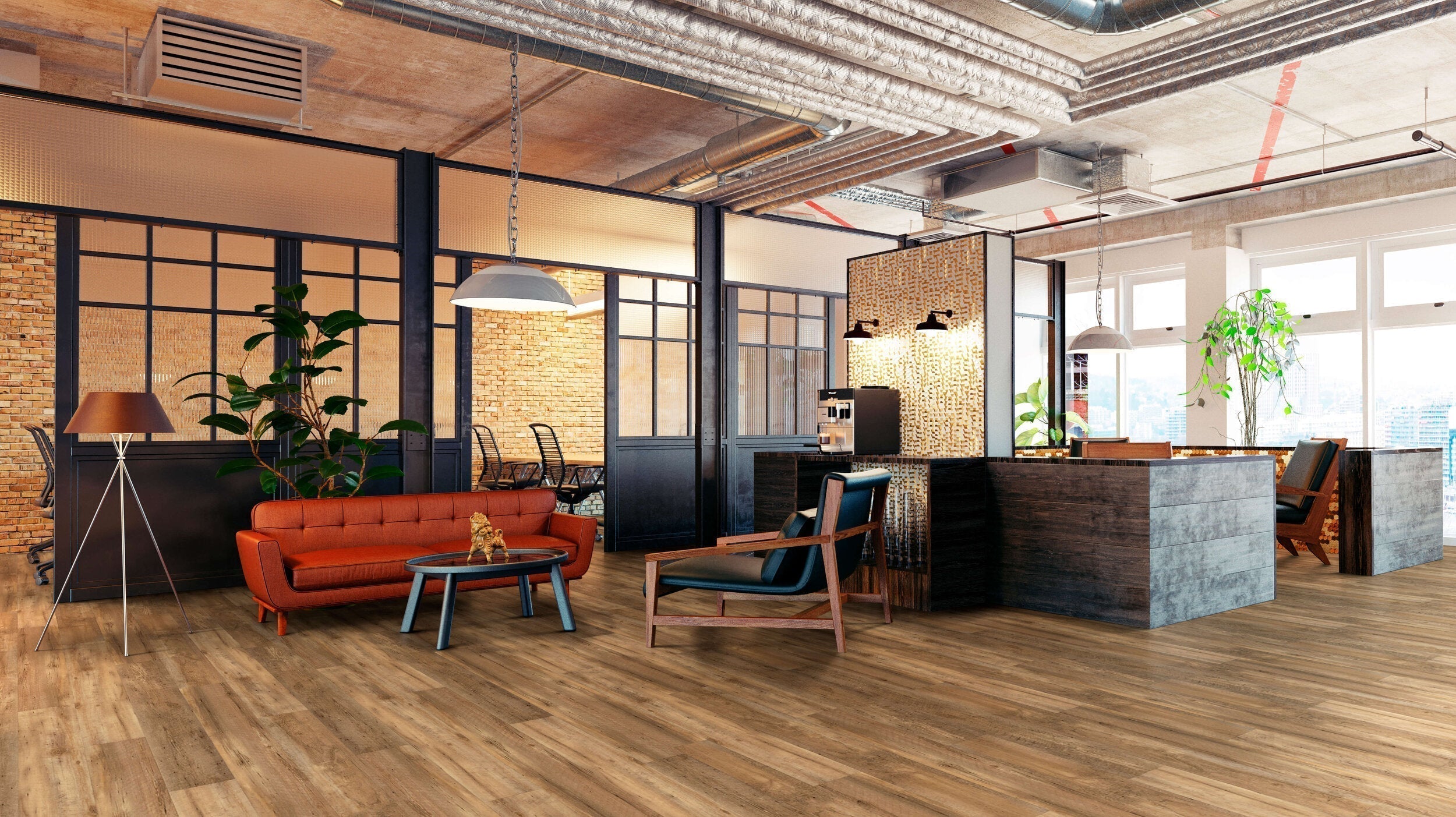 Happy Feet International Ironman 6.30" x 48" European Oak Vinyl Plank