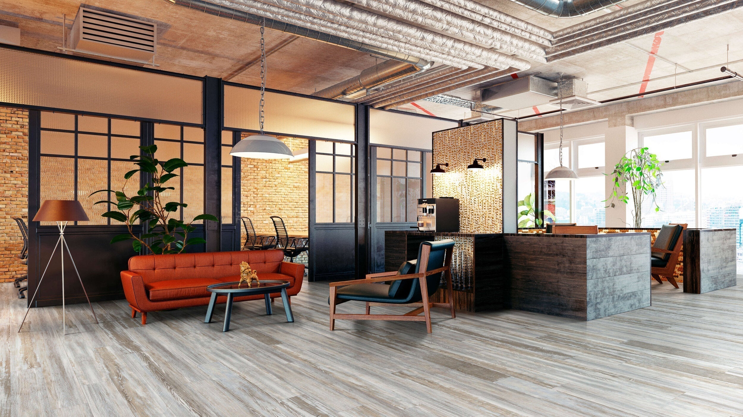 Happy Feet International Ironman 6.30" x 48" Appalachian Oak Vinyl Plank