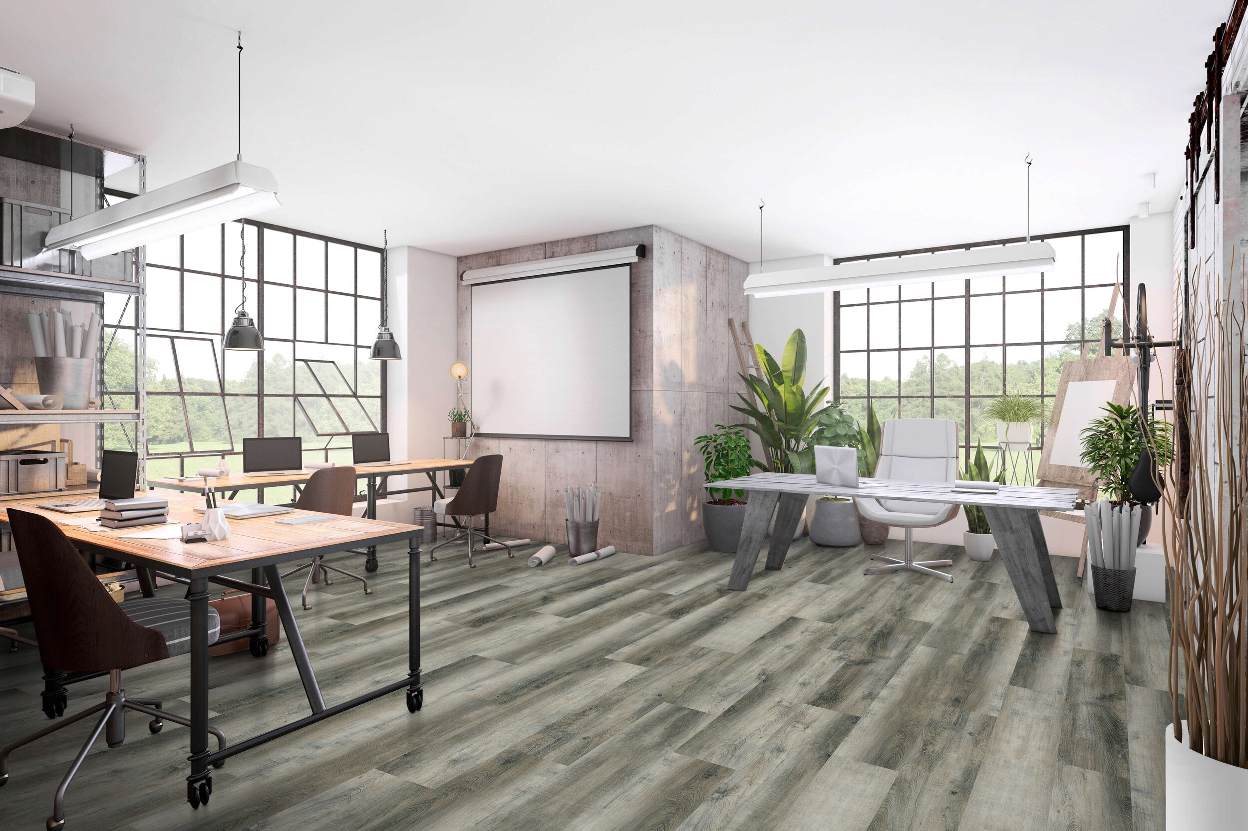 Happy Feet International Quickfit 9" x 48" Ashwood Vinyl Plank