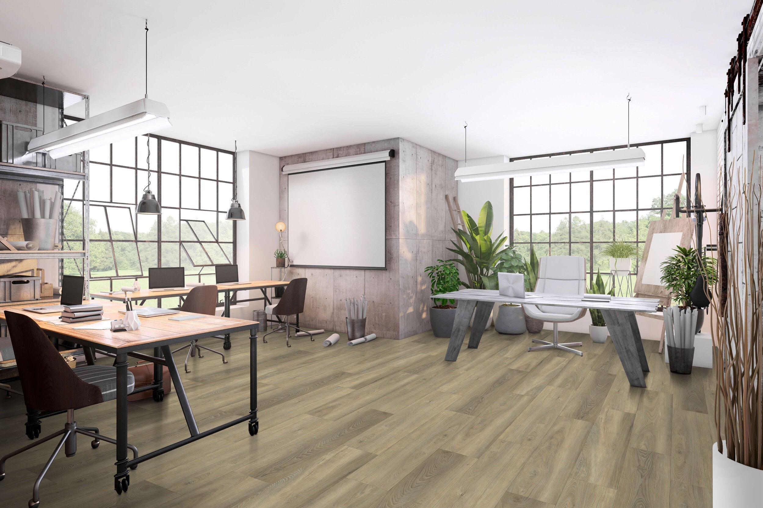 Happy Feet International Quickfit 9" x 48" Beachwood Vinyl Plank