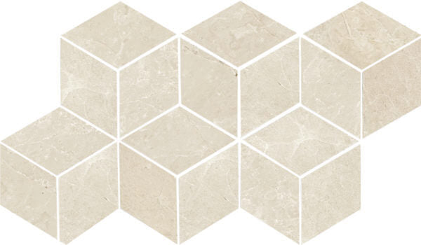Happy Floors Arona 3D Hexagon 7" x 12" Porcelain Mosaic