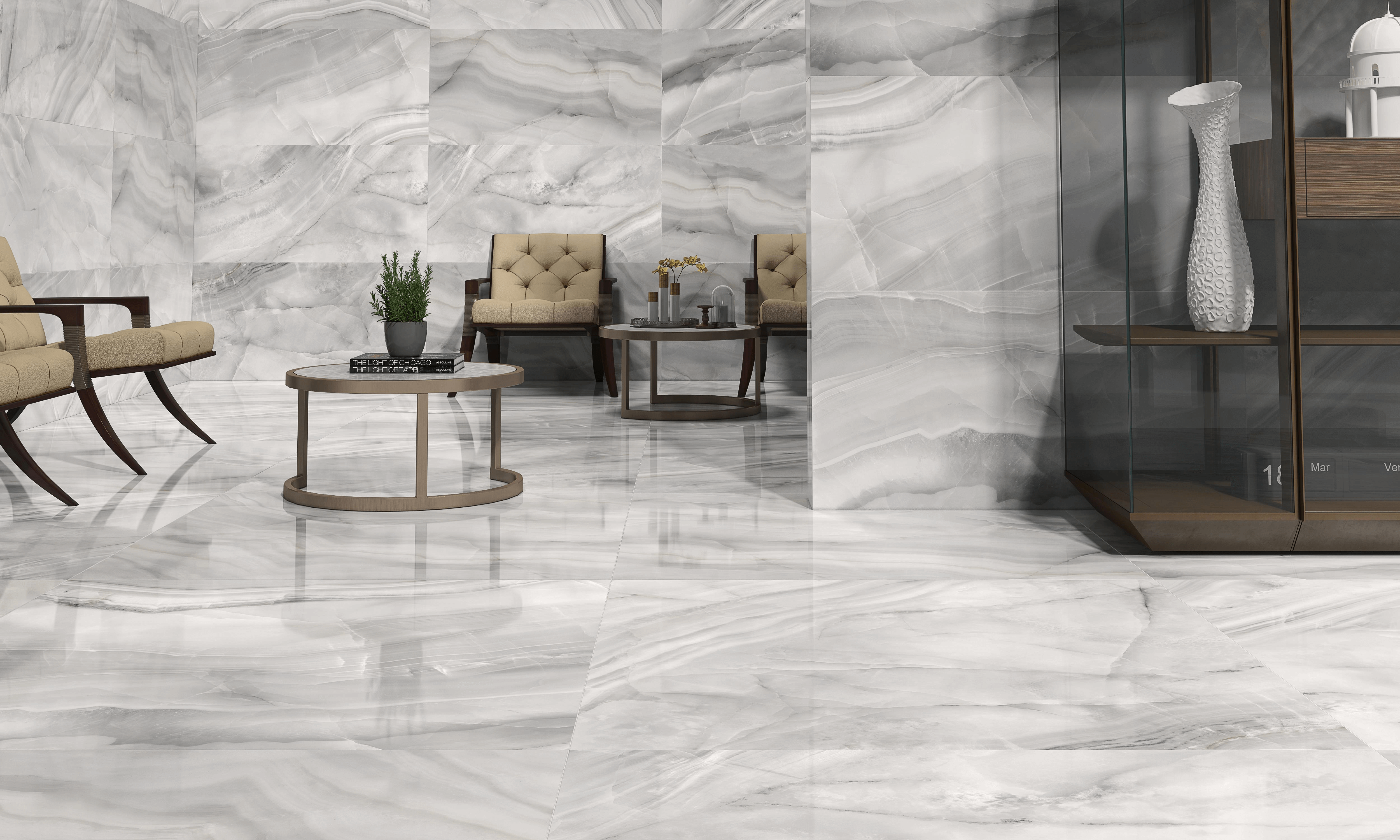 Happy Floors Athena 24" x 24" Porcelain Tile