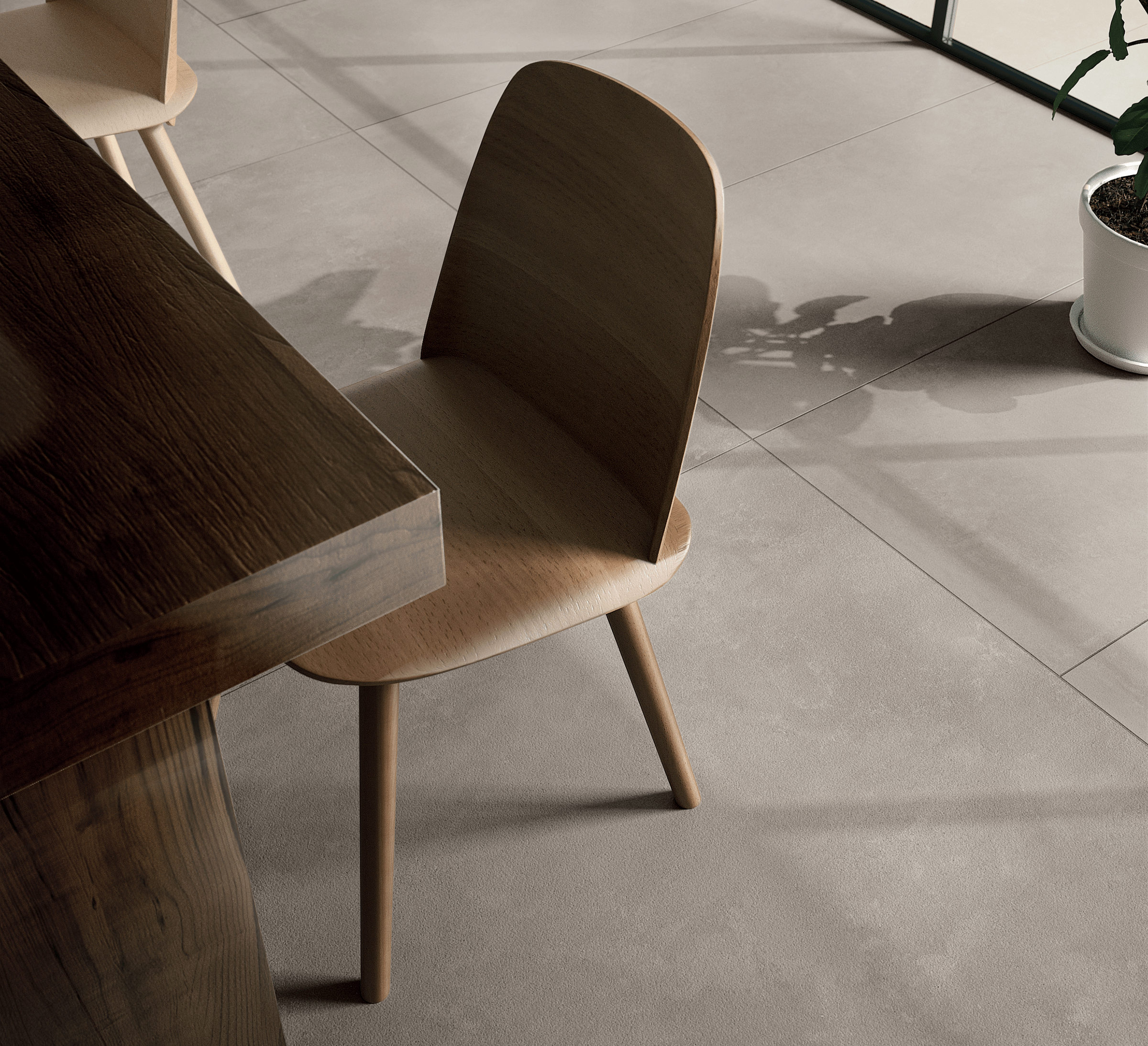 Happy Floors Azuma 48" x 48" Porcelain Tile