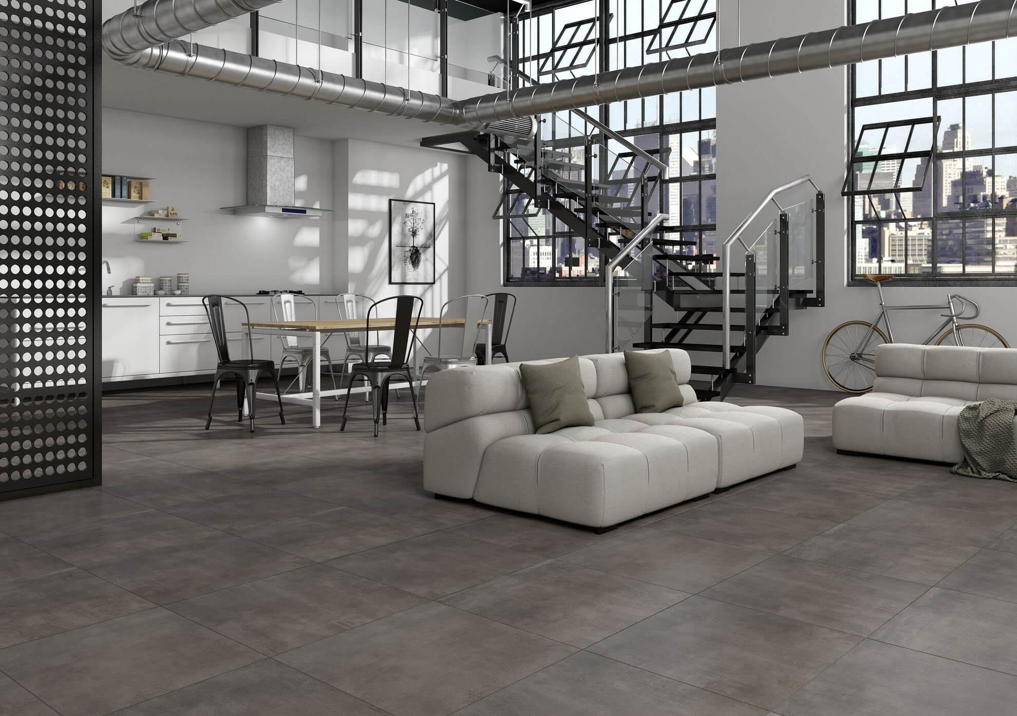 Happy Floors Baltimore 24" x 48" Porcelain Tile