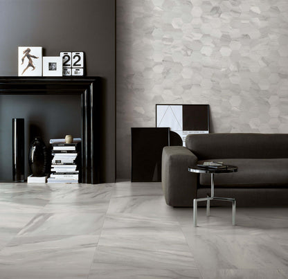 Happy Floors Bardiglio 16" x 32" Porcelain Tile (Closeout)