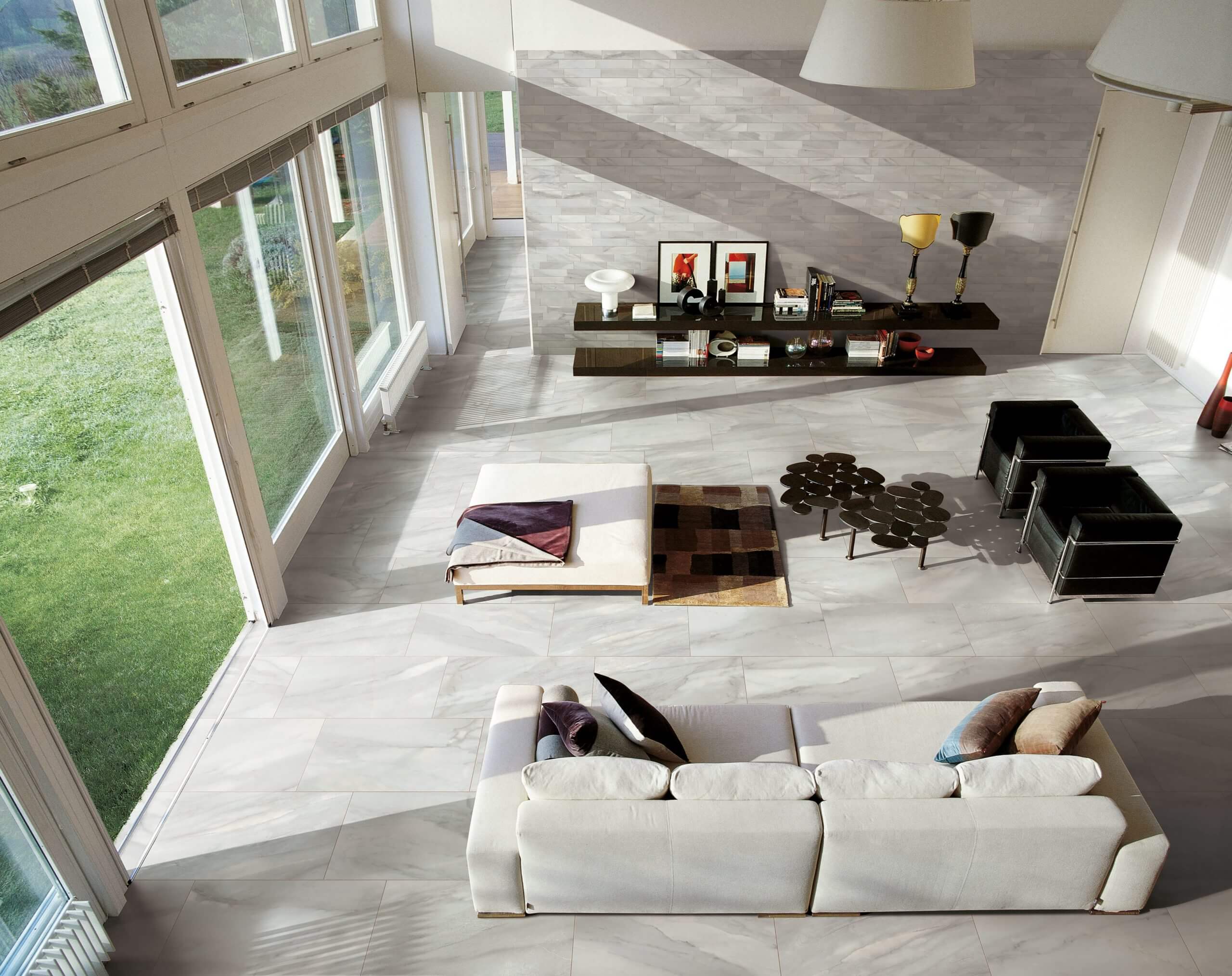 Happy Floors Bardiglio Brick 3" x 12" Porcelain Tile (Closeout)