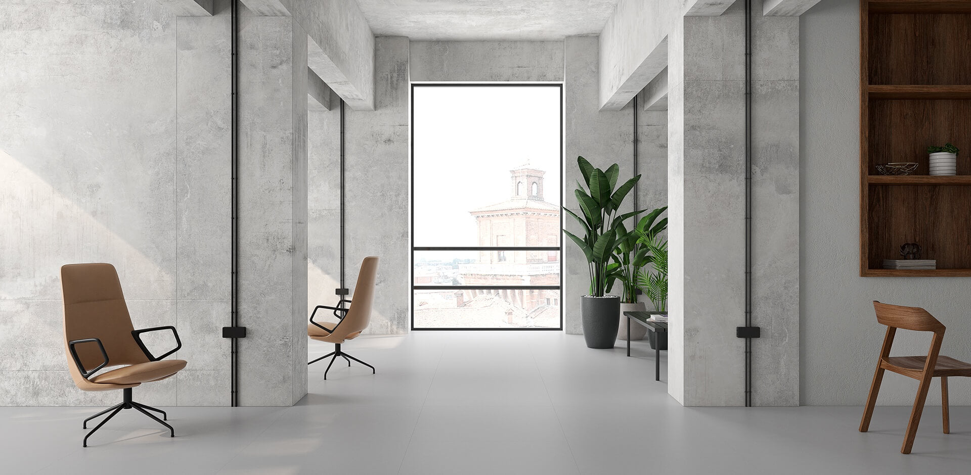 Happy Floors Carpenter 24" x 24" Porcelain Tile