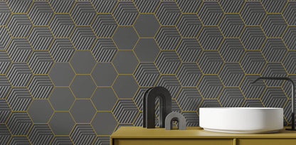 Happy Floors Carpenter Hexagon 5" x 6" Porcelain Tile