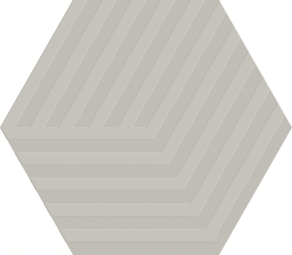 Happy Floors Carpenter Hexagon Cube 5" x 6" Porcelain Tile