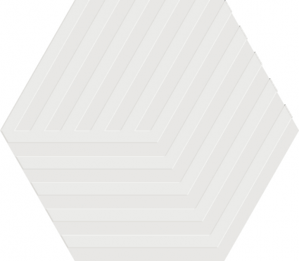 Happy Floors Carpenter Hexagon Cube 5" x 6" Porcelain Tile