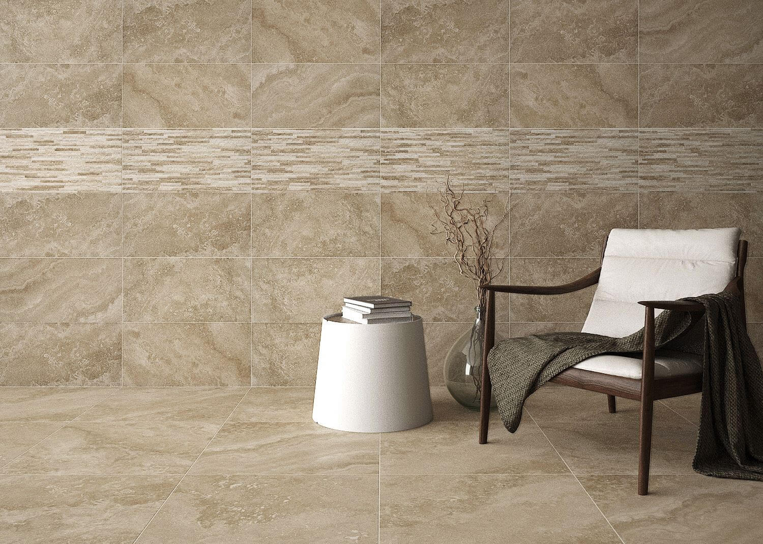 Happy Floors Cipriani 12" x 24" Porcelain Tile