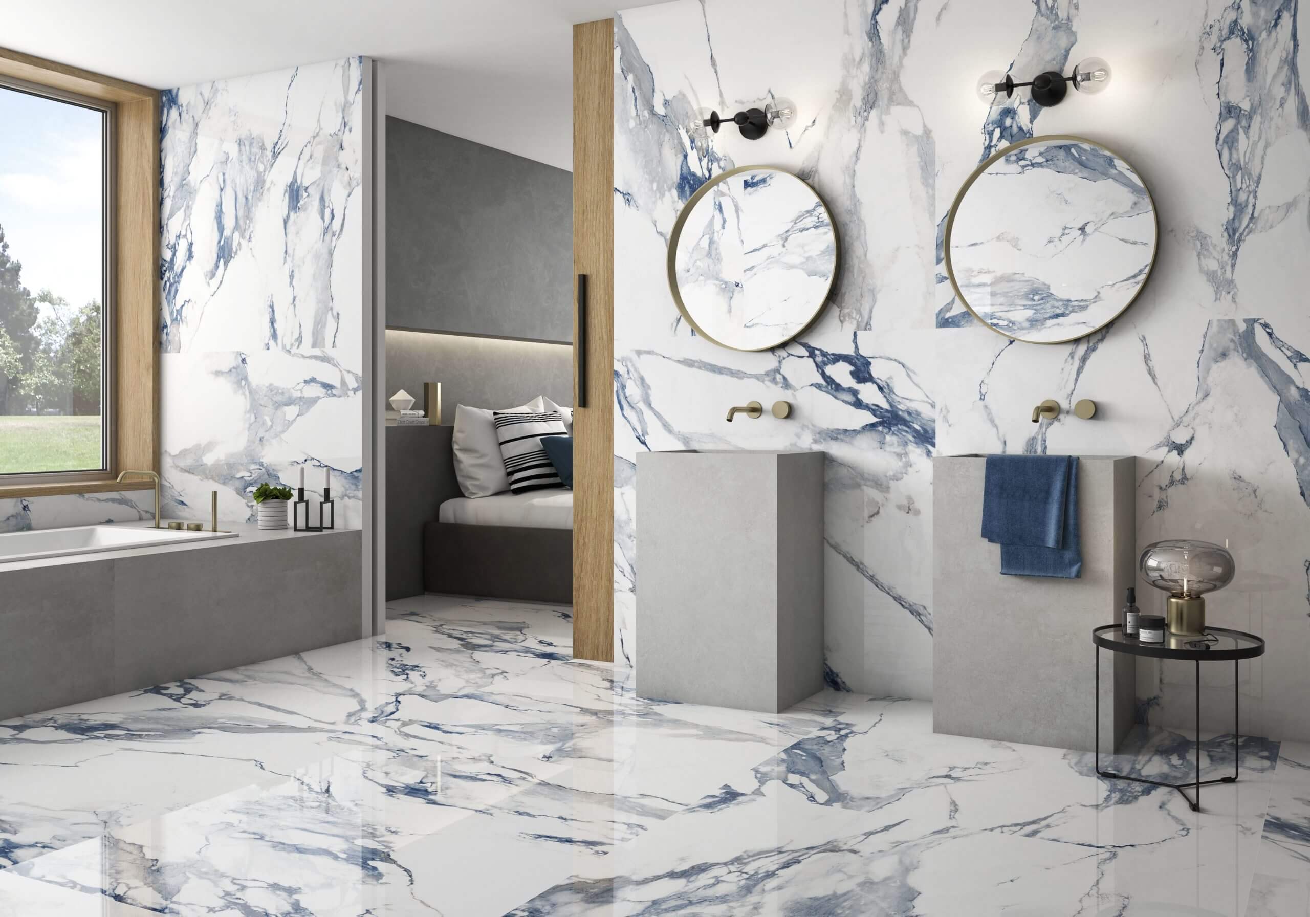 Happy Floors Crash 24" x 48" Porcelain Tile