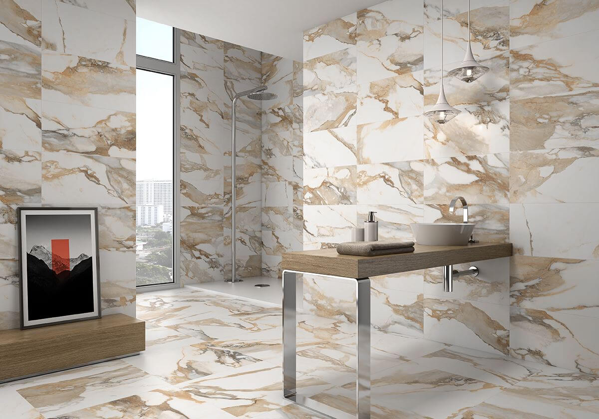 Happy Floors Crash 30" x 30" Porcelain Tile (Closeout)