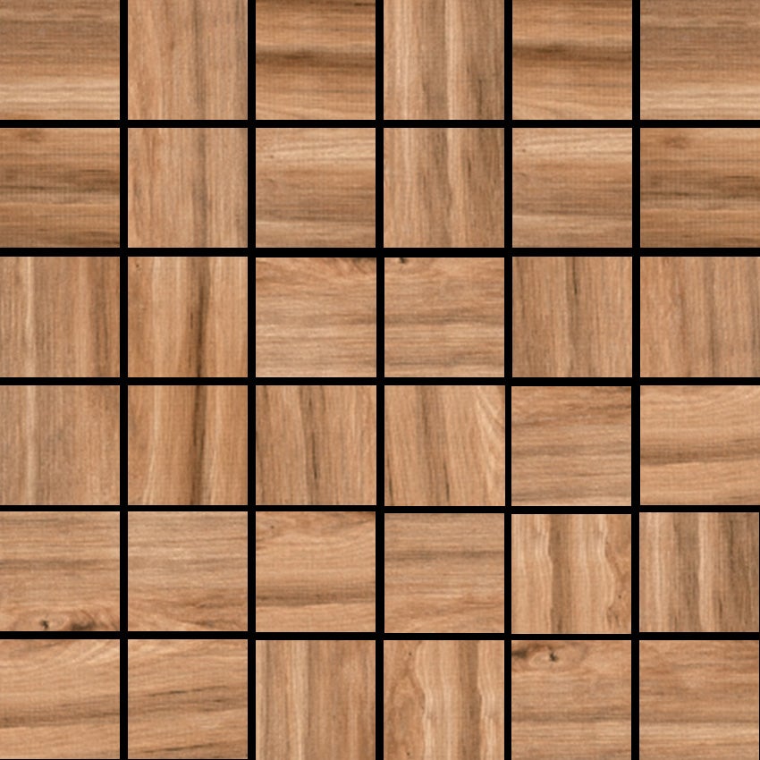 Happy Floors Cypress 2 x 2 12" x 12" Porcelain Mosaic