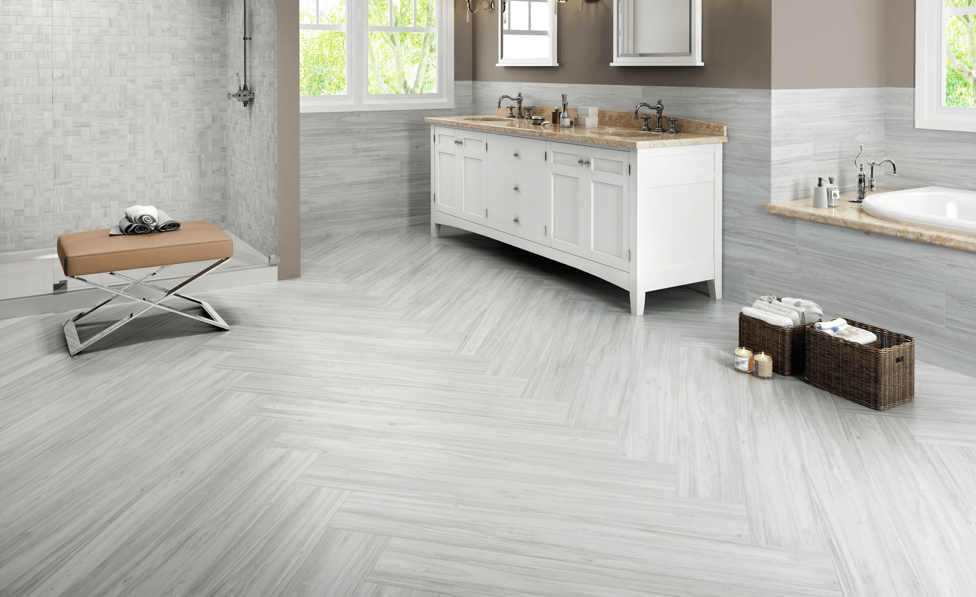 Happy Floors Cypress 9" x 48" Porcelain Tile