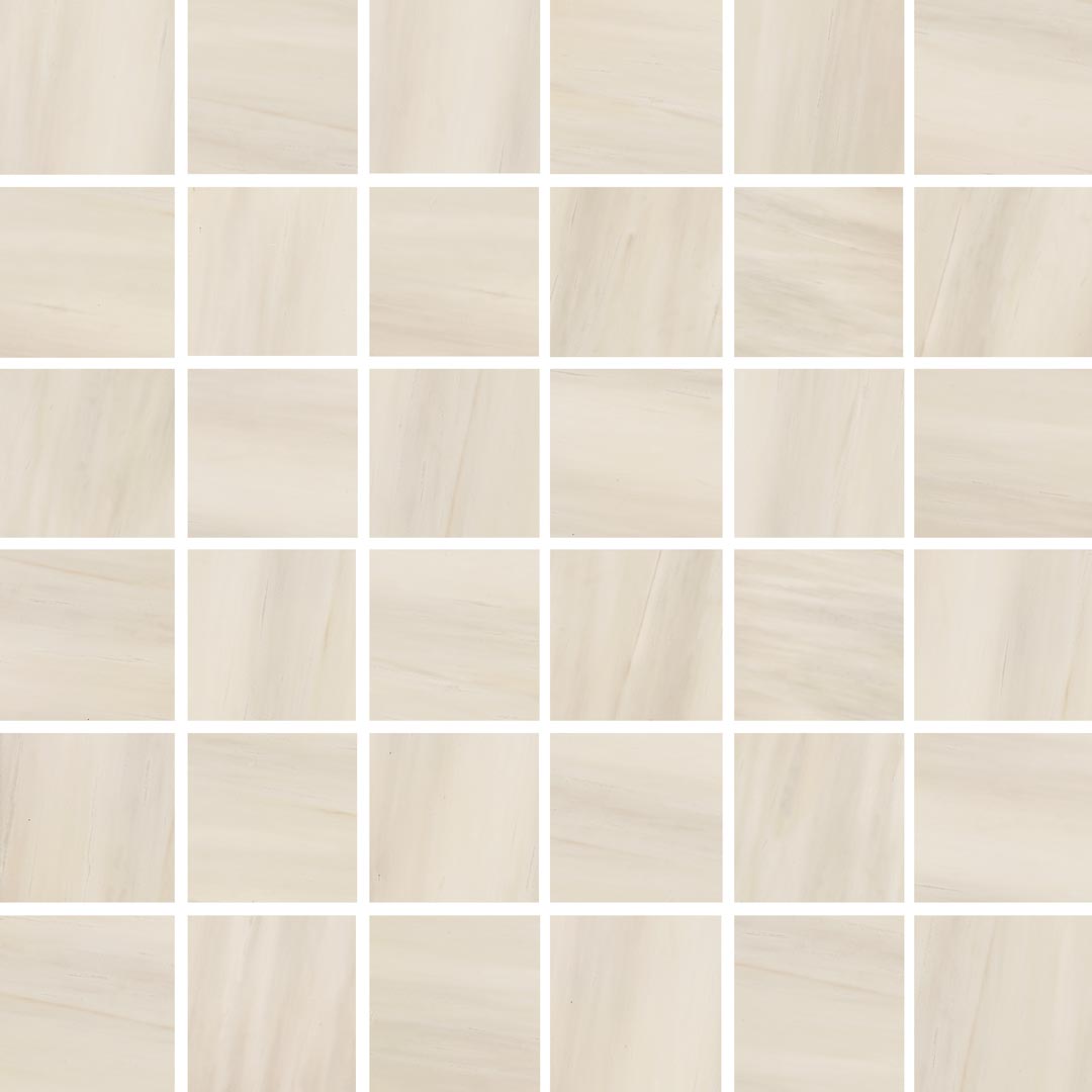 Happy Floors Dolomite 2 x 2 12" x 12" Porcelain Mosaic
