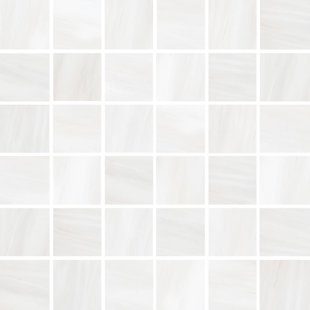 Happy Floors Dolomite 2 x 2 12" x 12" Porcelain Mosaic