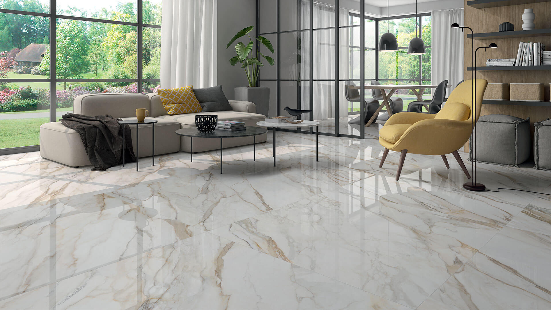 Happy Floors Dorian 24" x 24" Porcelain Tile