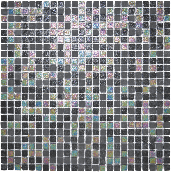 Happy Floors Endura Micro 1 x 1 12" x 12" Stone & Glass Mosaic (Closeout)