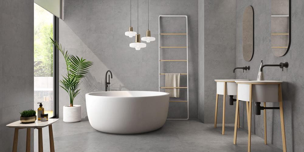 Happy Floors Etna 48" x 48" Porcelain Tile