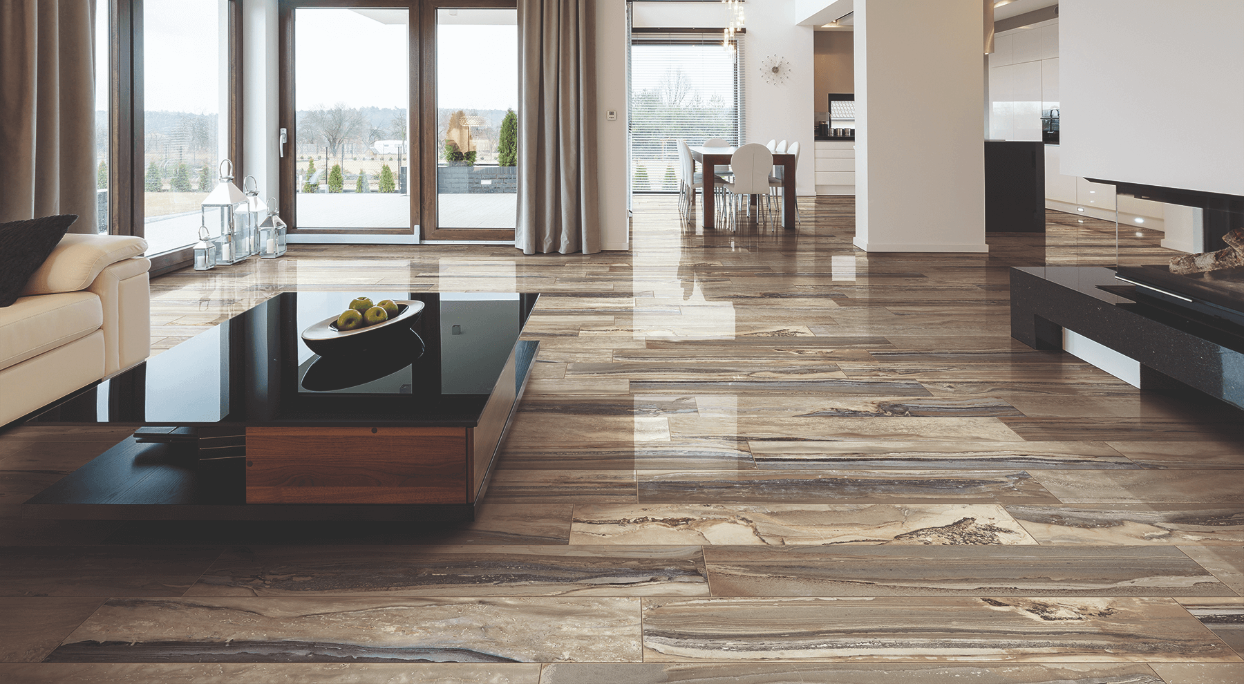 Happy Floors Exotic Stone 12" x 24" Porcelain Tile (Closeout)