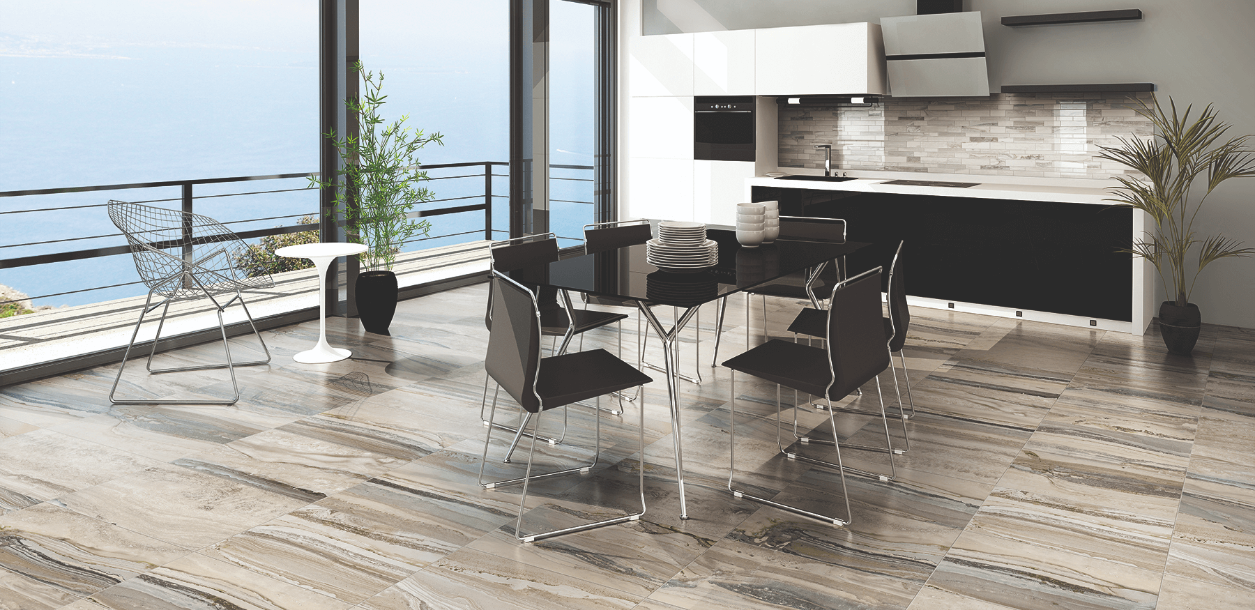 Happy Floors Exotic Stone 12" x 24" Porcelain Tile (Closeout)
