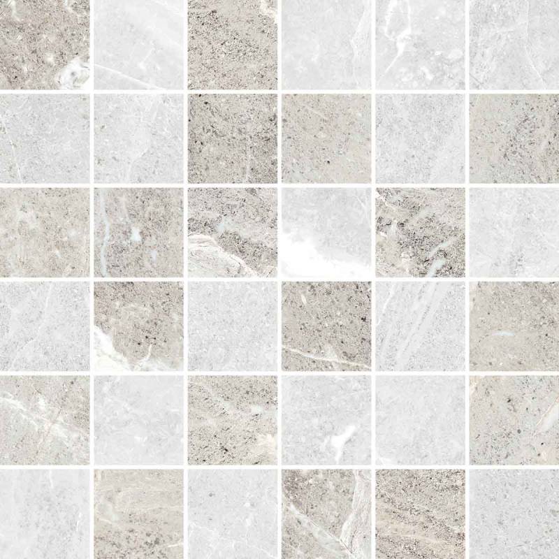 Happy Floors Flint 2 x 2 12" x 12" Porcelain Mosaic