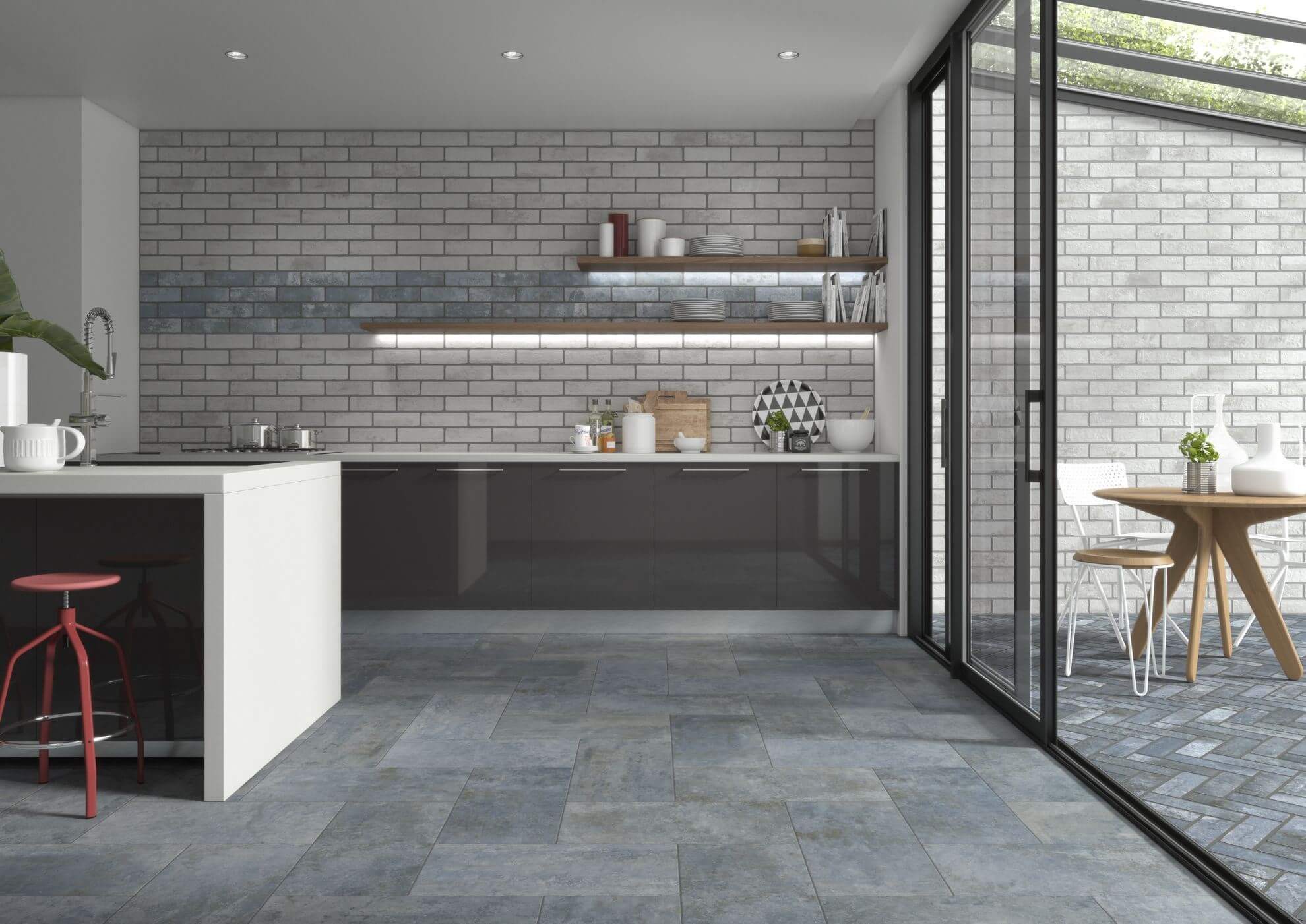 Happy Floors French Quarter 12" x 24" Porcelain Tile