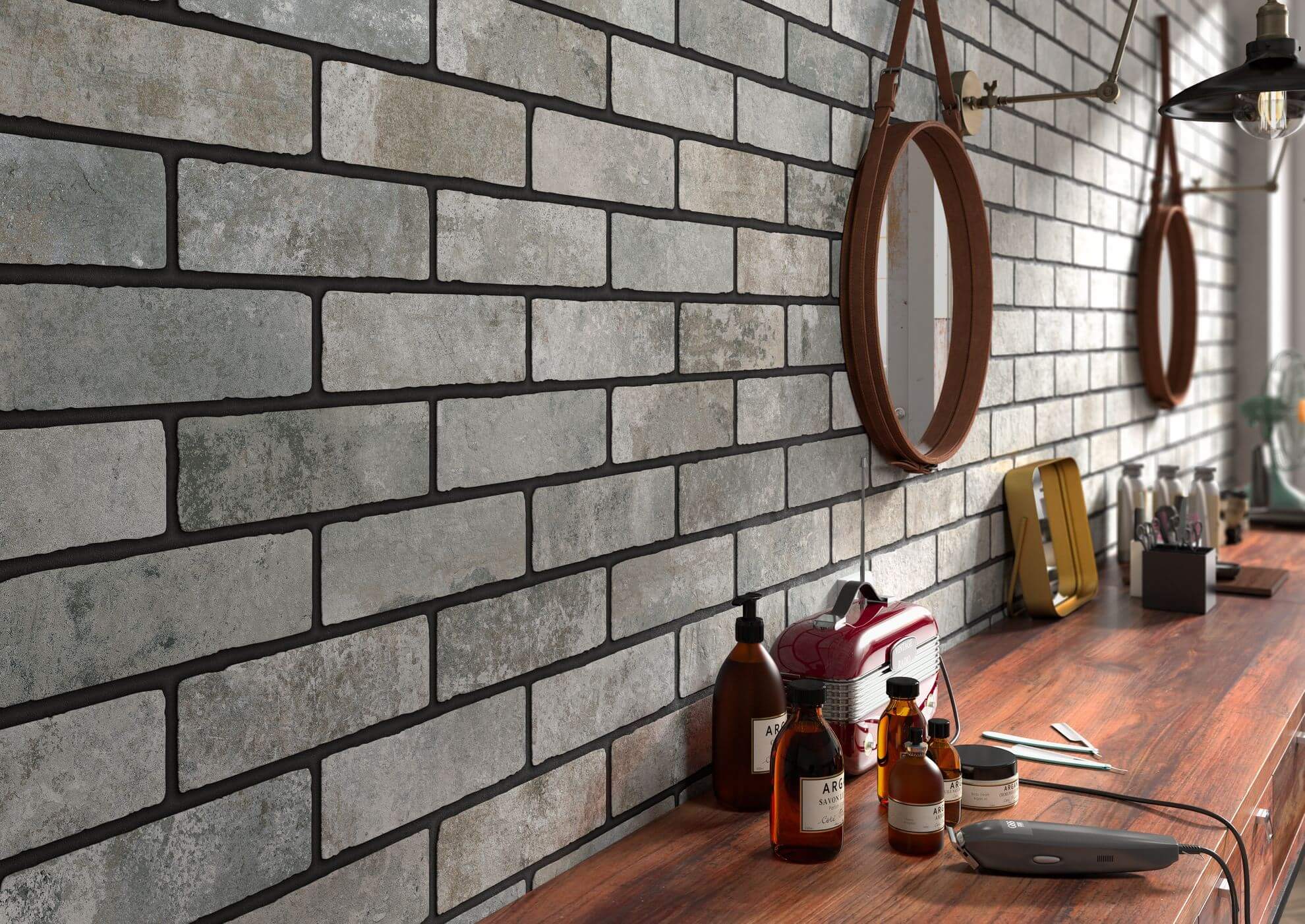 Happy Floors French Quarter Brick 3" x 10" Porcelain Tile