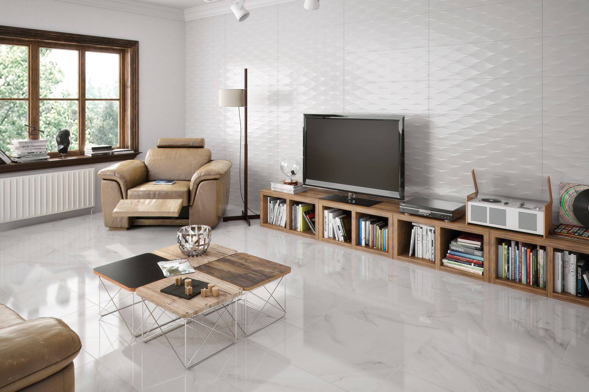 Happy Floors Glaciar 12" x 36" Ceramic Tile