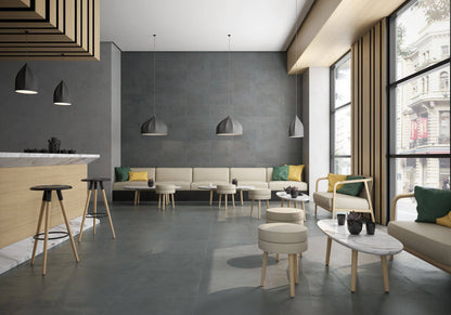 Happy Floors Iron 24" x 24" Porcelain Tile