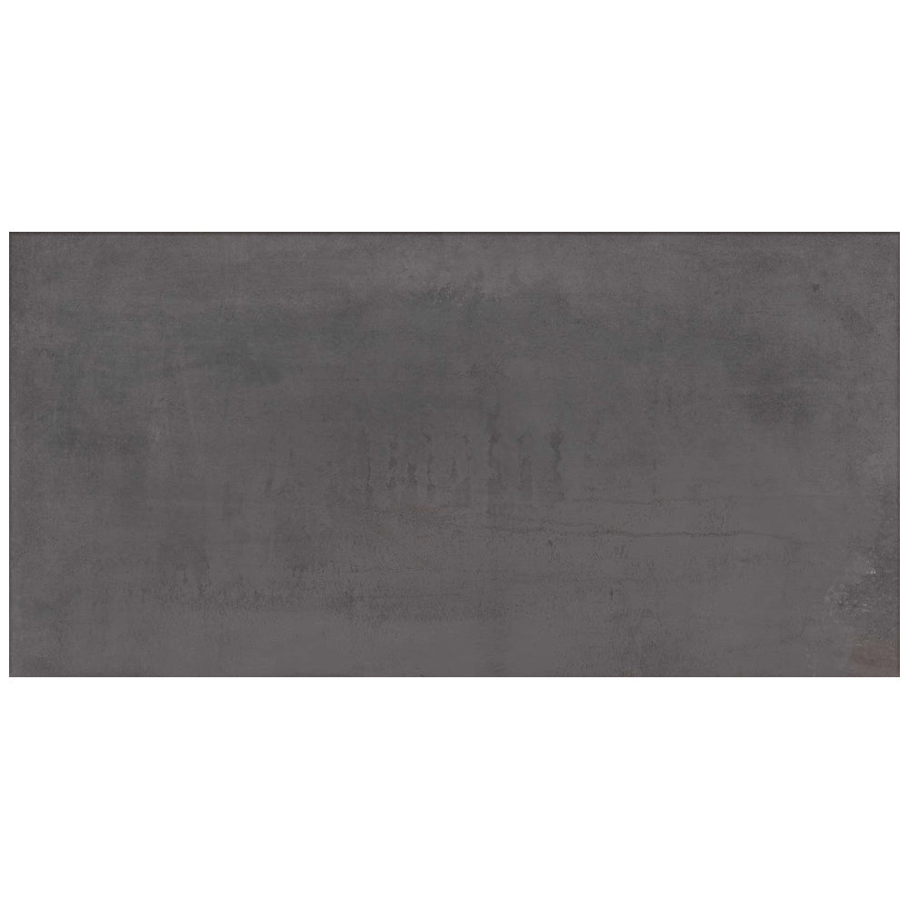Happy Floors Iron 24" x 48" Porcelain Tile