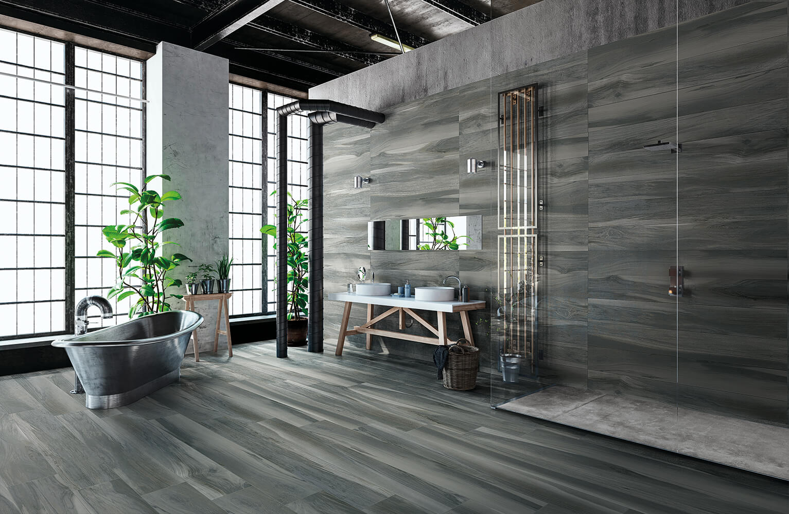 Happy Floors Kiwi 8" x 48" Porcelain Tile (Closeout)