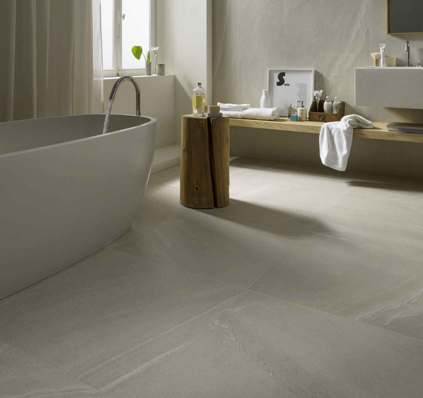 Happy Floors Limerock 12" x 24" Porcelain Tile