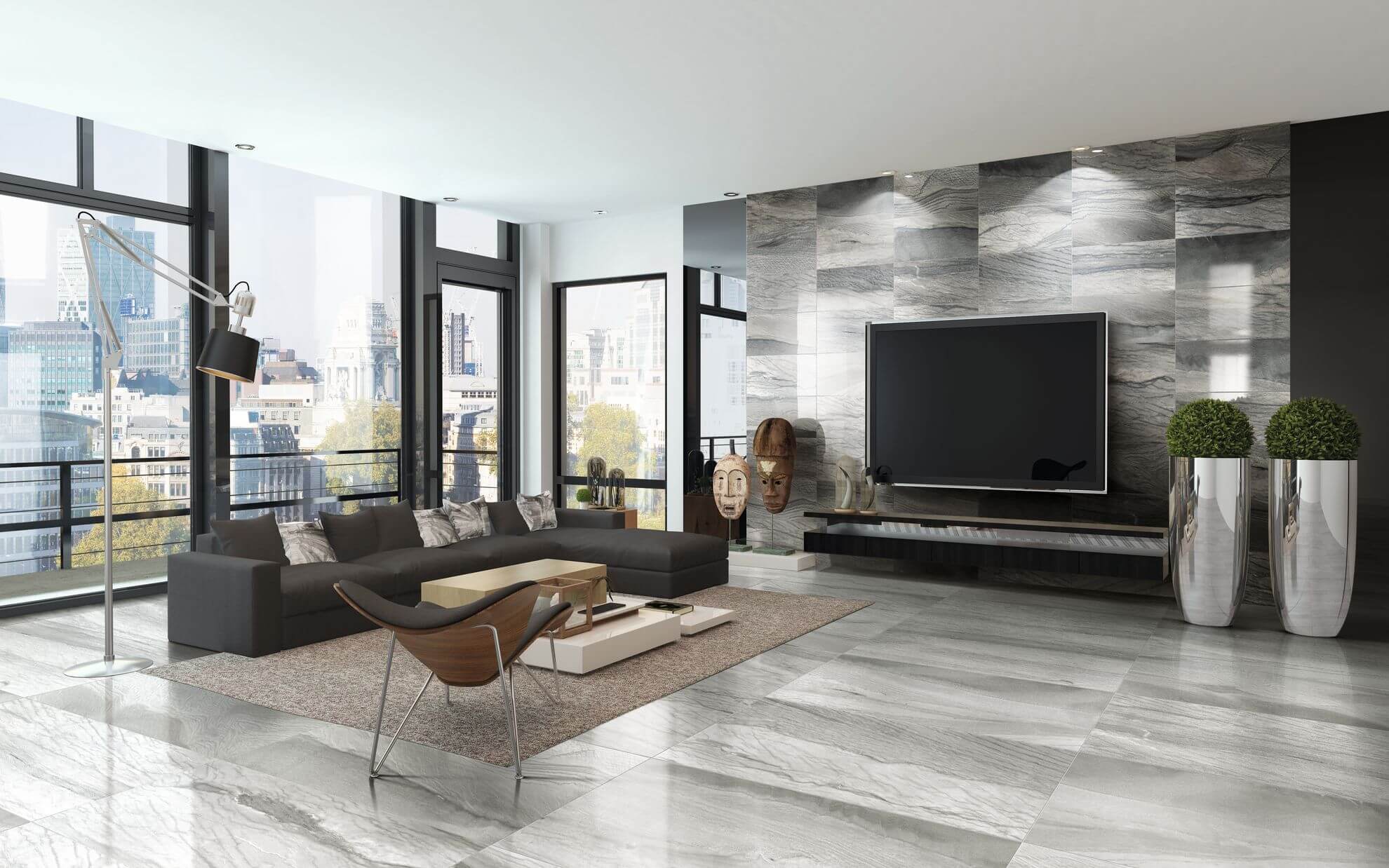 Happy Floors Macaubas 24" x 48" Porcelain Tile