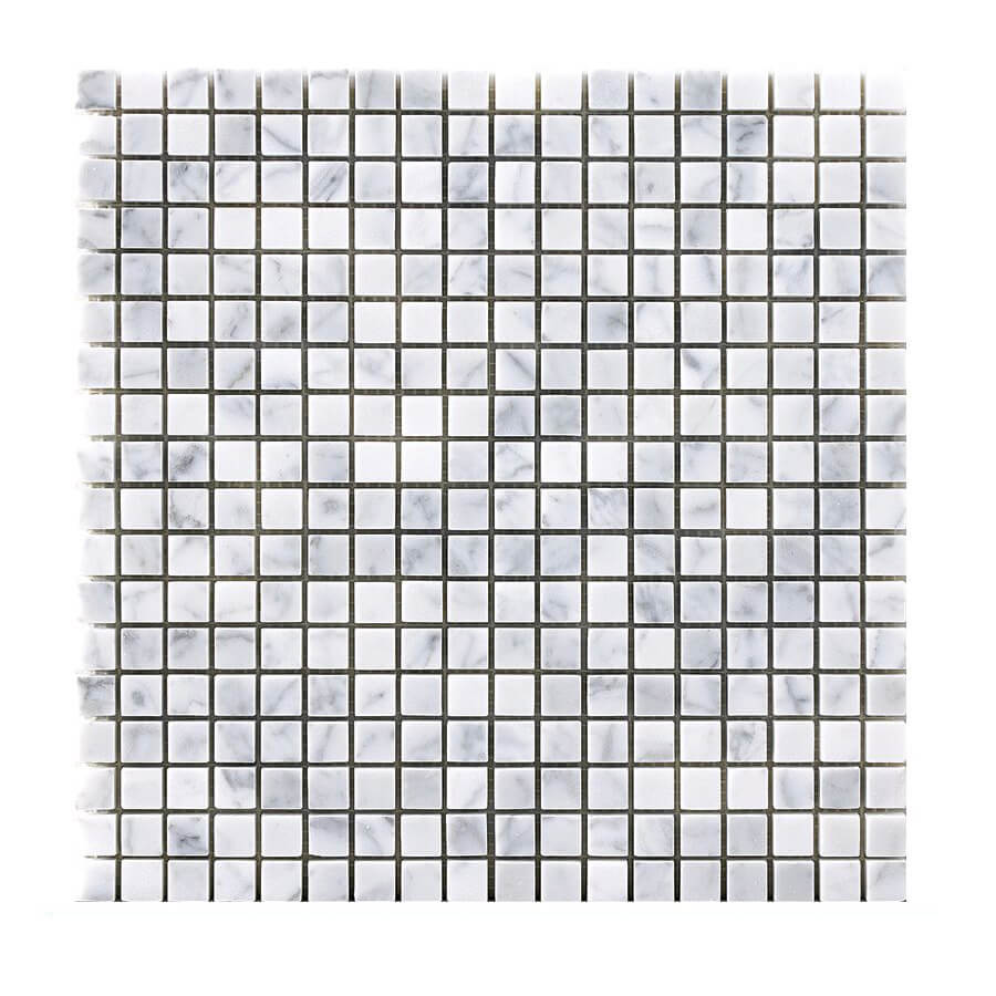Happy Floors Mosaic 5/8 x 5/8 12" x 12" Stone & Glass Mosaic (Closeout)