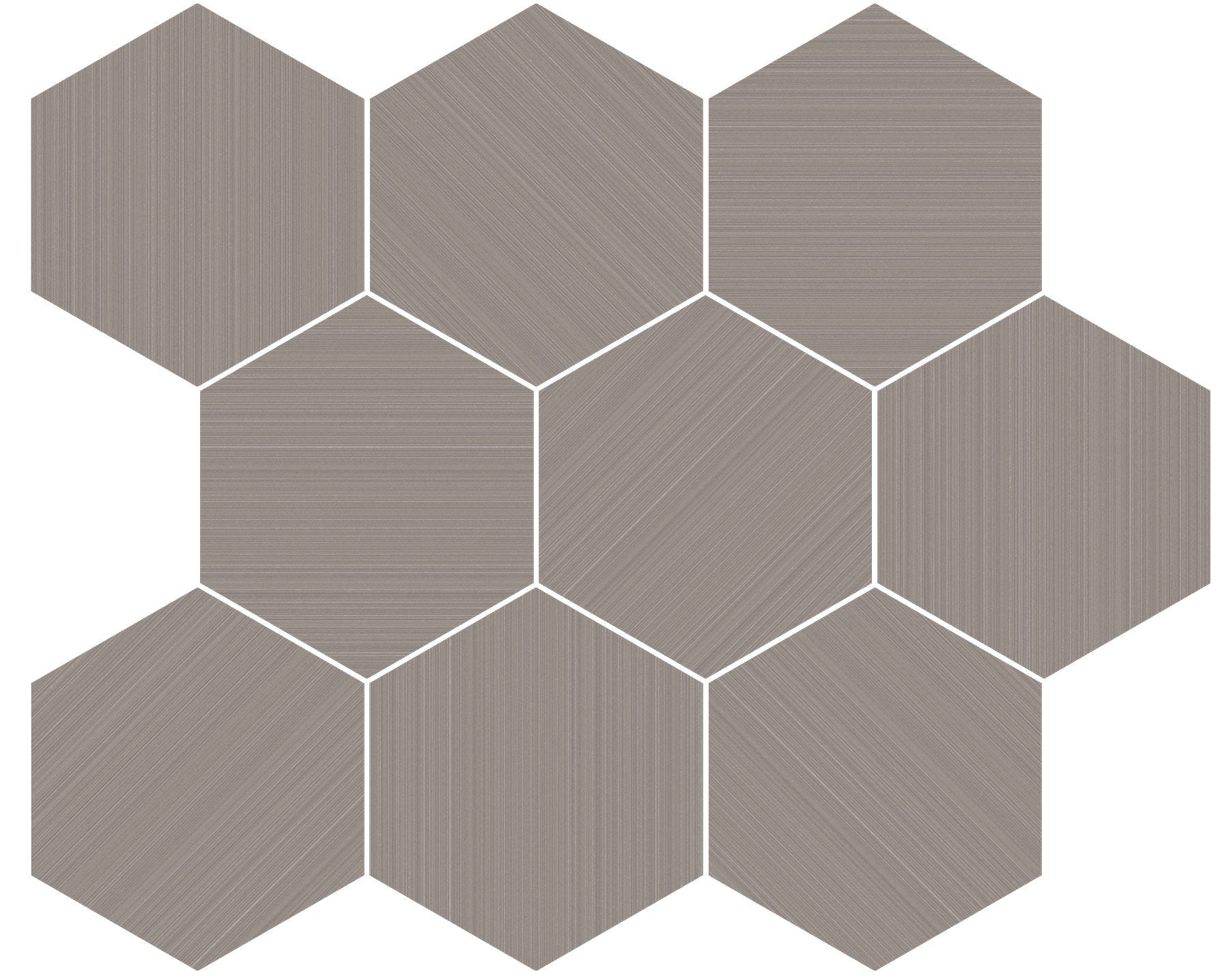 Happy Floors Neostile 2.0 Hex 11.5" x 14" Porcelain Mosaic
