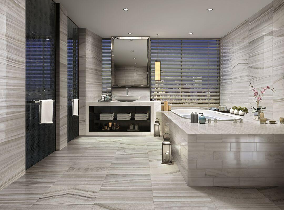 Happy Floors Onyx 12" x 24" Porcelain Tile (Closeout)