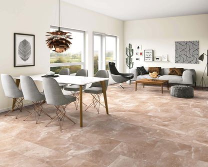 Happy Floors Salt Stone 12" x 24" Porcelain Tile