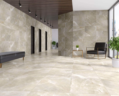 Happy Floors Salt Stone 24" x 24" Porcelain Tile