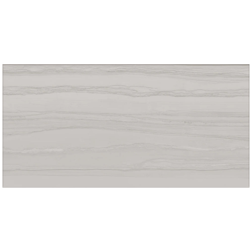 Happy Floors Silver 12" x 24" Porcelain Tile (Closeout)